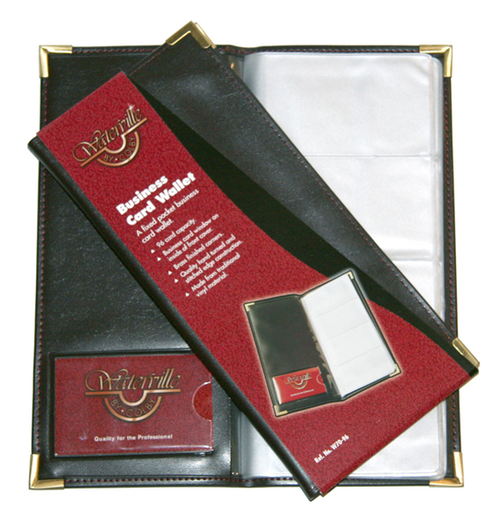 Waterville 96 Business Card Wallet Black