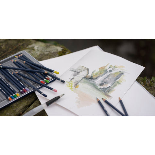 Derwent Waterbrush Pack of 3 Box of 8