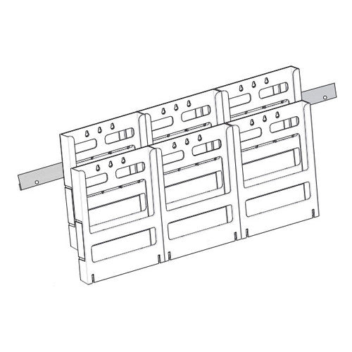 Deflecto Lit-Loc Wall Display A5 x 6