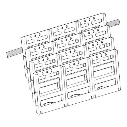Deflecto Lit-Loc Wall Display A5 x 12
