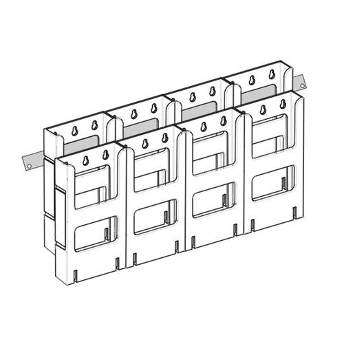 Deflecto Lit-Loc Wall Display DL x 8