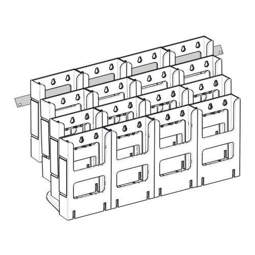 Deflecto Lit-Loc Wall Display DL x 16