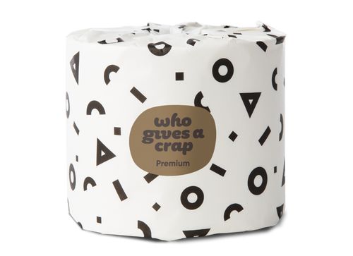 Who Gives a Crap Premium Bamboo 3 Ply Toilet Paper Carton of 48 Rolls
