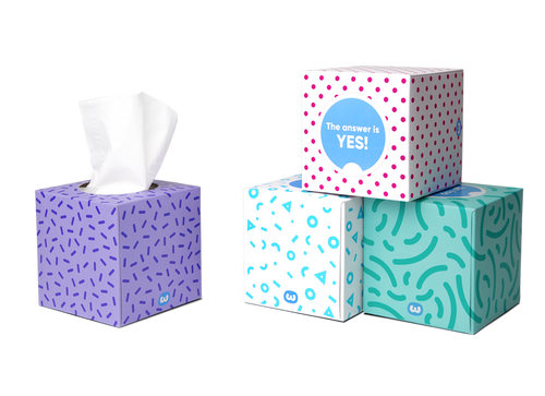 Who Gives a Crap Forest Friendly 3 Ply Tissues 65 Sheets per Box Carton of 12