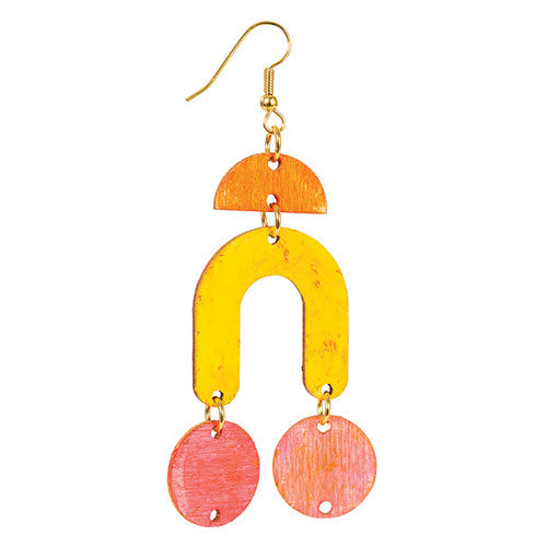 Creative School Supply Wooden Earring Drops Pack of 90