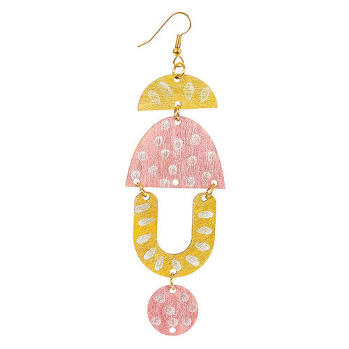 Creative School Supply Wooden Earring Drops Pack of 90