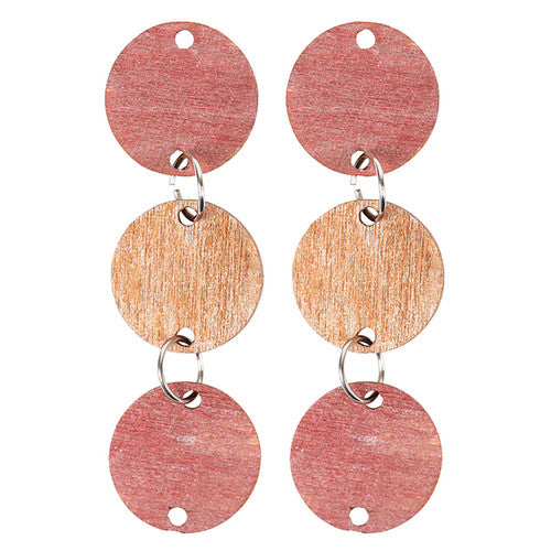 Creative School Supply Wooden Earring Drops Pack of 90