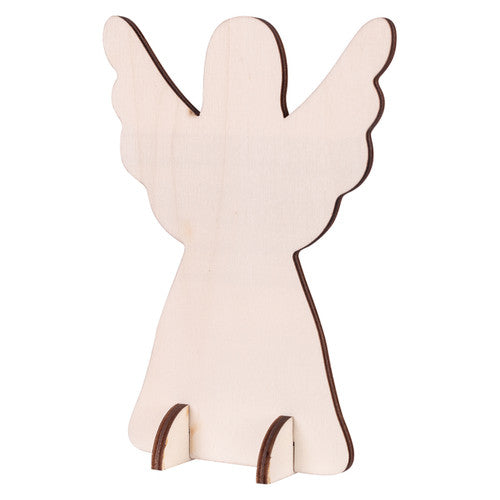 Creative School Supply Wooden Standing Angel Pack of 10