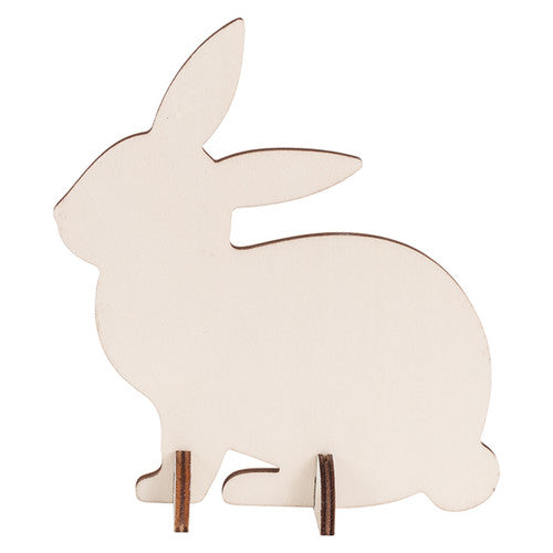 Creative School Supply Wooden Standing Rabbit Pack of 10