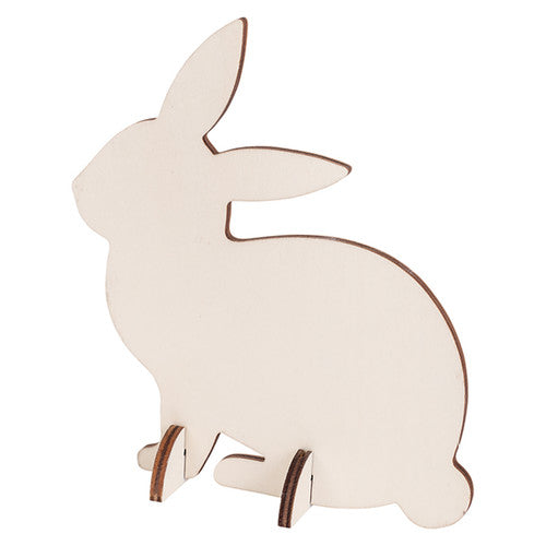 Creative School Supply Wooden Standing Rabbit Pack of 10
