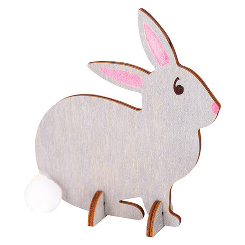 Creative School Supply Wooden Standing Rabbit Pack of 10