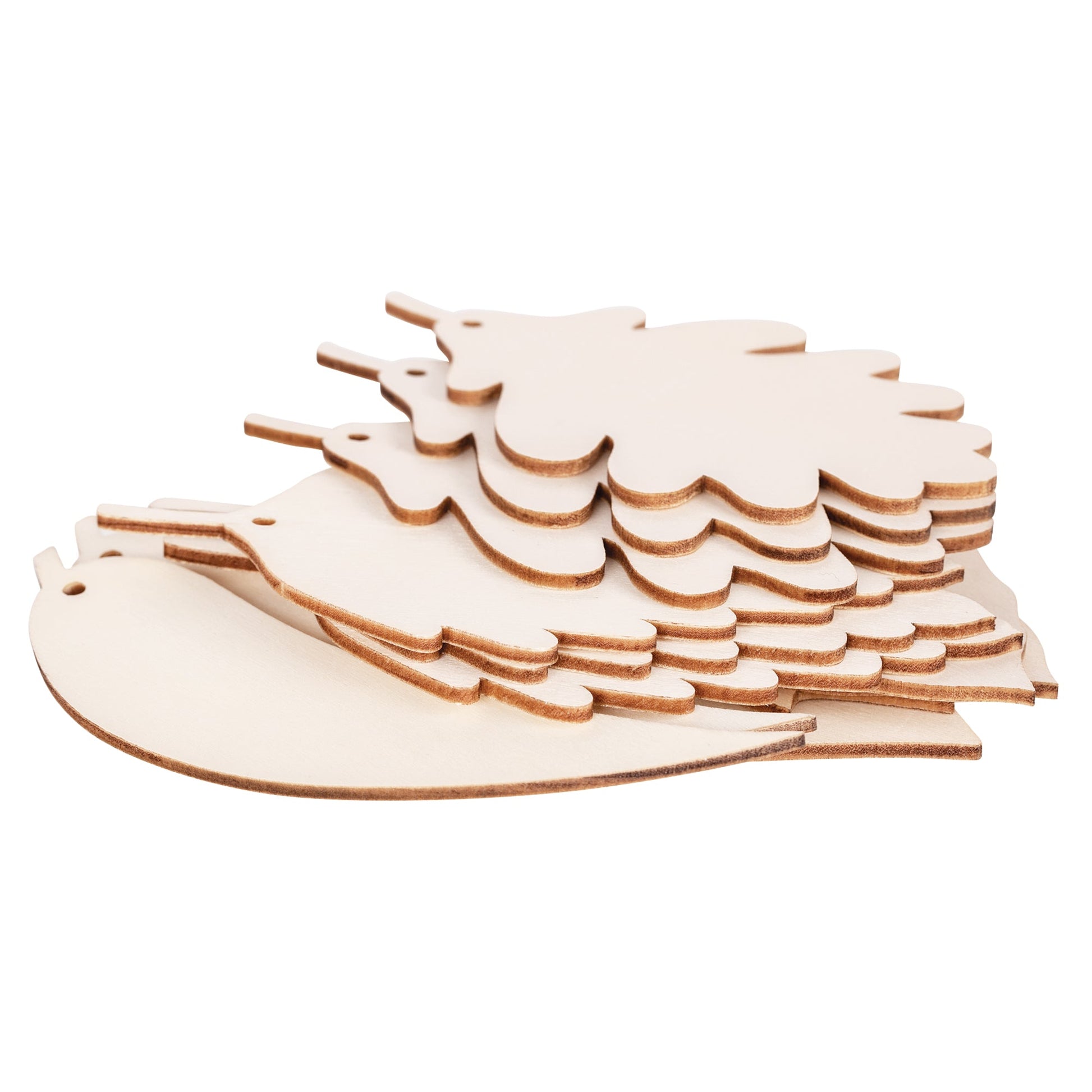 Zart Wooden Leaf Adornments Pack of 24-1