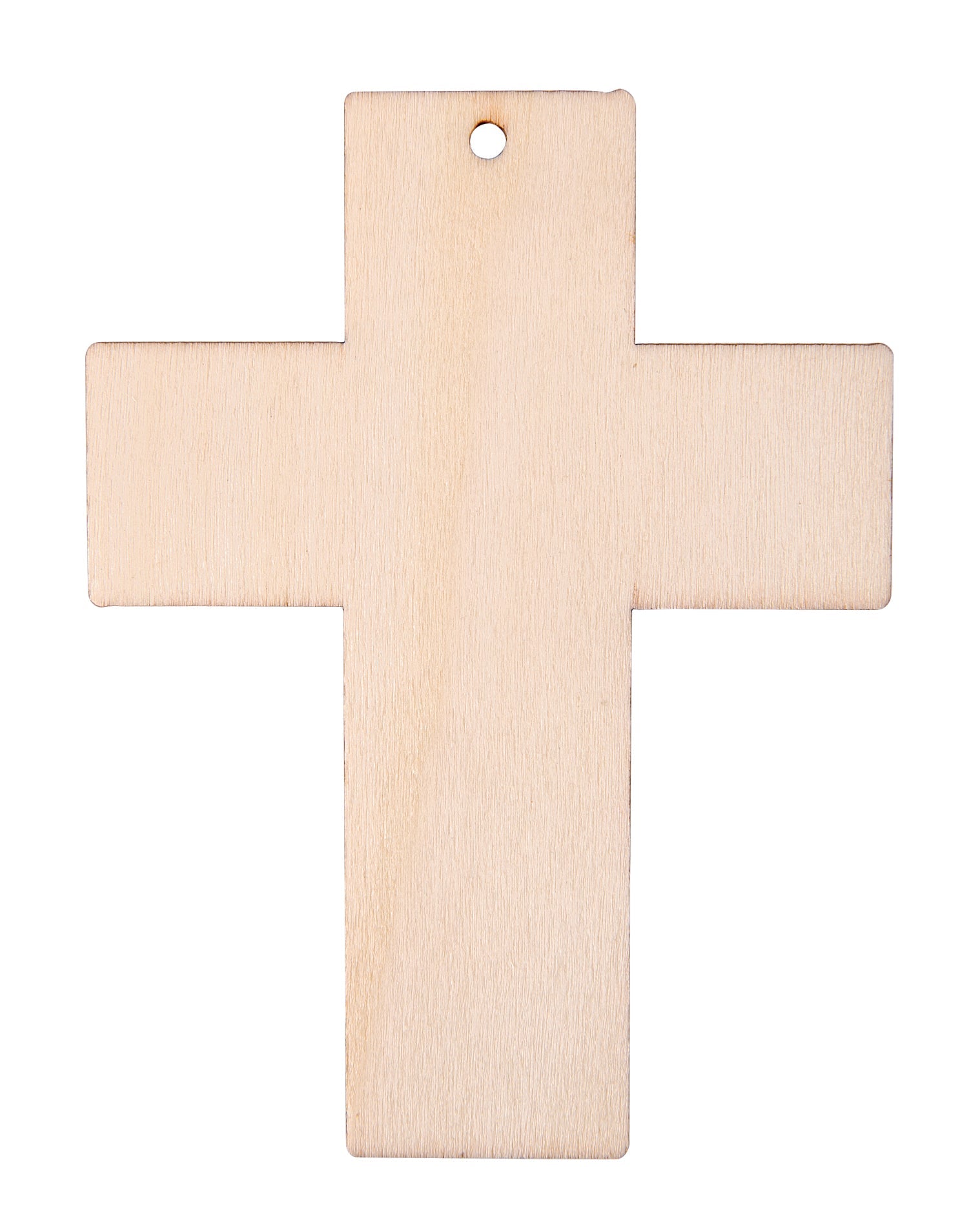 Zart DIY Wooden Cross Decorations Pack of 20 7.5 x 10cm 3mm Plywood-2
