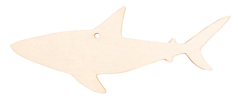 Zart Wooden Australian Sea Creature Shapes Pack of 24 8 Designs 5 to 14cm-3