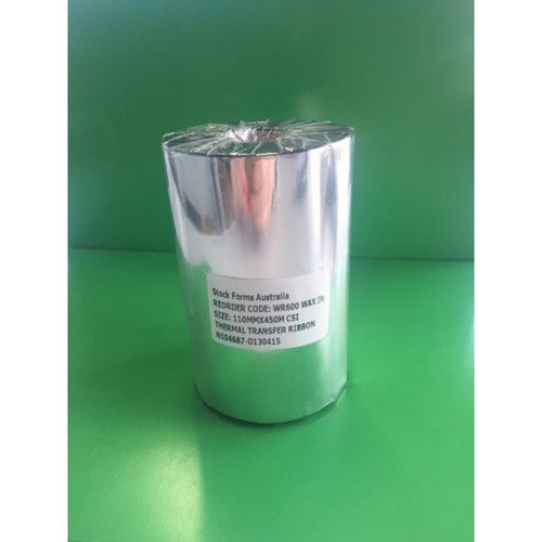 Bala Eco Wax Resin Ribbons Black 110 x 450m Wax In Each
