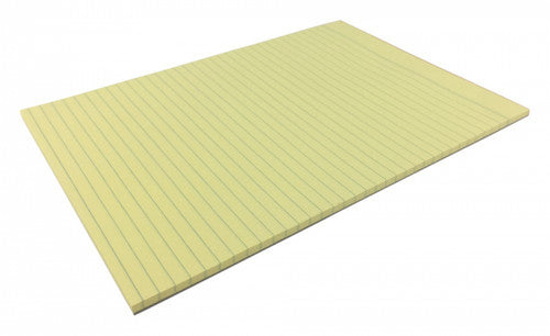 Writer Premium Bond Pad Ruled A4 Yellow 50 Leaf Double Sided Pack of 10