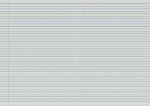 Writer Premium Exercise Book A4 64 Page 14mm Dotted Thirds Red Margin Pack 20 — open pages showing dotted thirds ruling