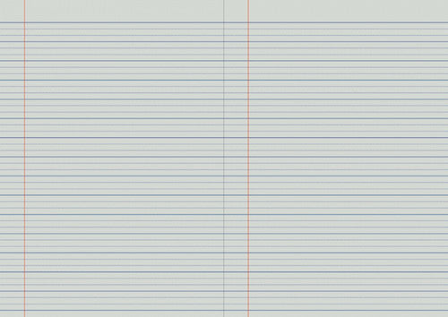 Writer Premium Writing Book A4 64 Page 18mm Dotted Thirds Red Margin Monkey Cover Pack 20 — open pages showing dotted thirds ruling