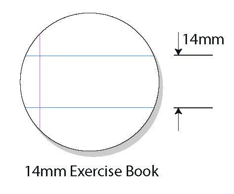 Writer Premium Exercise Book A4 48 Page 14mm Solid Ruled Red Margin Chair Cover Pack 20 — bulk pack of 20