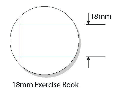 Writer Premium Exercise Book A4 48 Page 18mm Solid Ruled Red Margin Bus Cover Pack 20 — bulk pack of 20