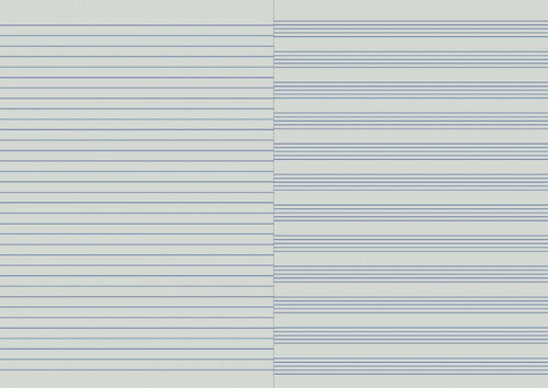 Writer Premium Music Book A4 96 Page 8mm Ruled and Staved Bell Cover Pack 10 — open pages showing ruled and staved format