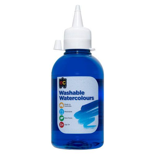 Educational Colours Washable Watercolour 250ml Blue