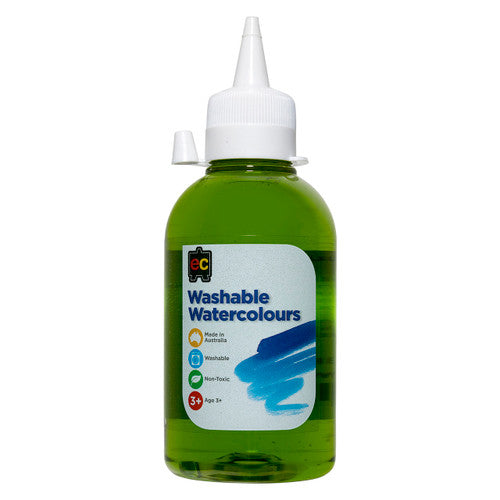 Educational Colours Washable Watercolour 250ml Lime