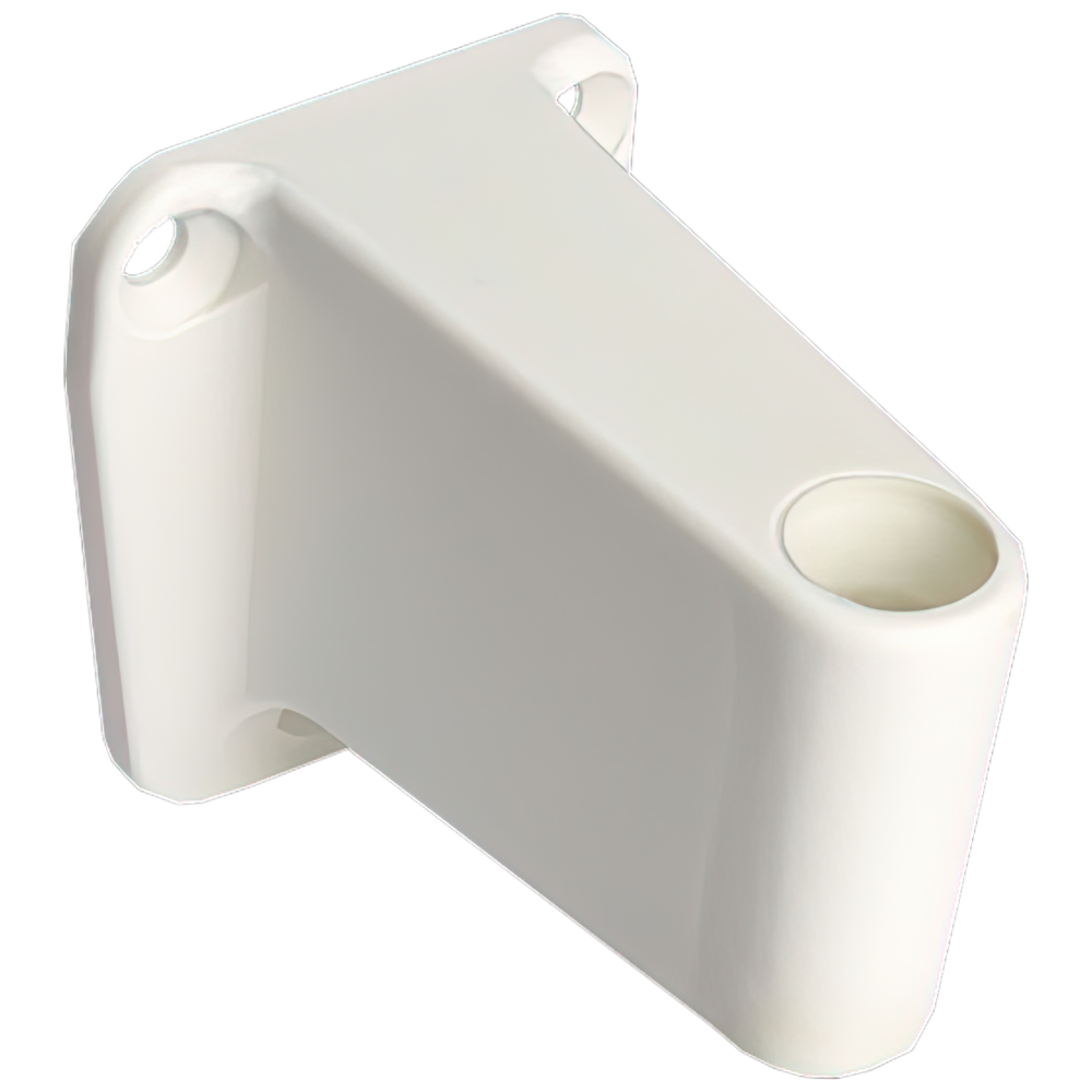 Wall Mount for Magnifying Lamp showing purpose-designed wall-mounting bracket for AEROQUIP magnifying lamp range for fixed clinical treatment rooms