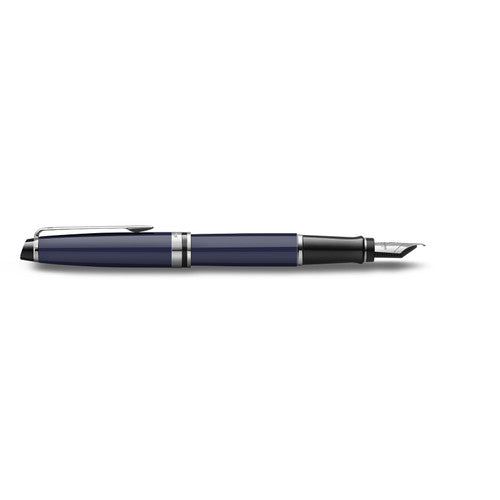 Waterman Expert Blue Lacquer Fountain Pen Medium Nib - image 5
