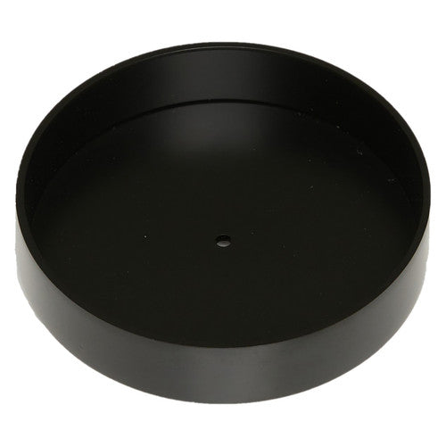 Weatherdon Ecofill black metal stabilising base 80mm diameter with rubber stoppers, carton of 15