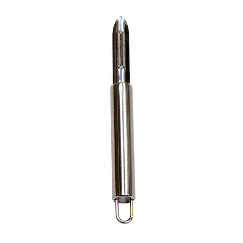 Weatherdon 18/0 stainless steel peeler with hanging loop, suitable for office and hospitality kitchens