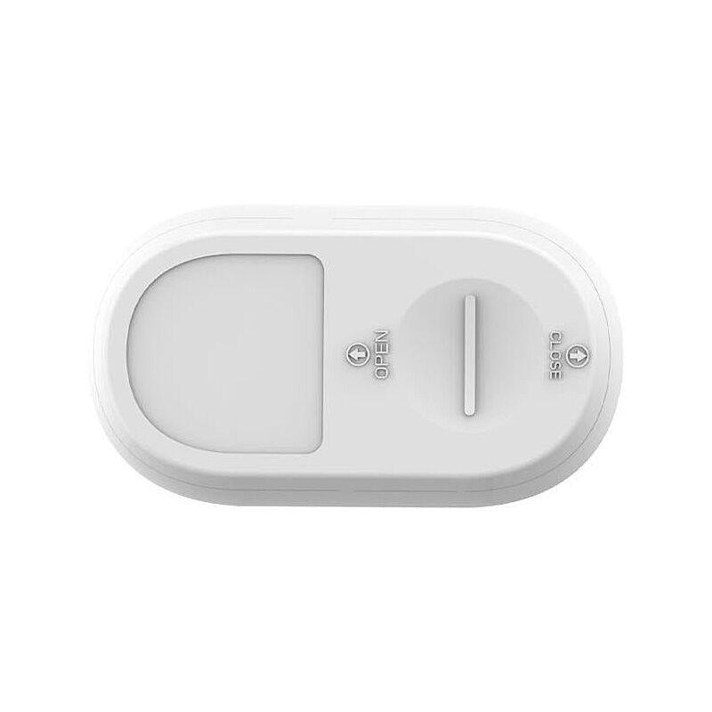Underside of the Wellcare fingertip pulse oximeter showing the battery door, on a plain white background