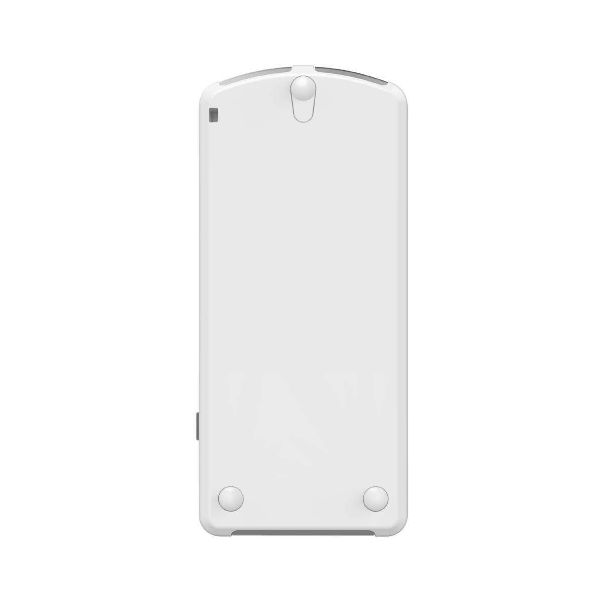 Rear view of the Wellcare portable ECG monitor on a plain white background