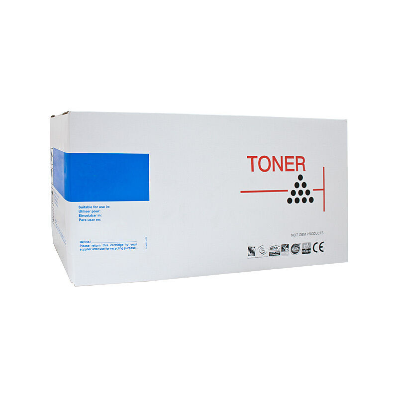 White Box compatible HP CF511A cyan toner cartridge for HP printers, approximately 900 page yield.