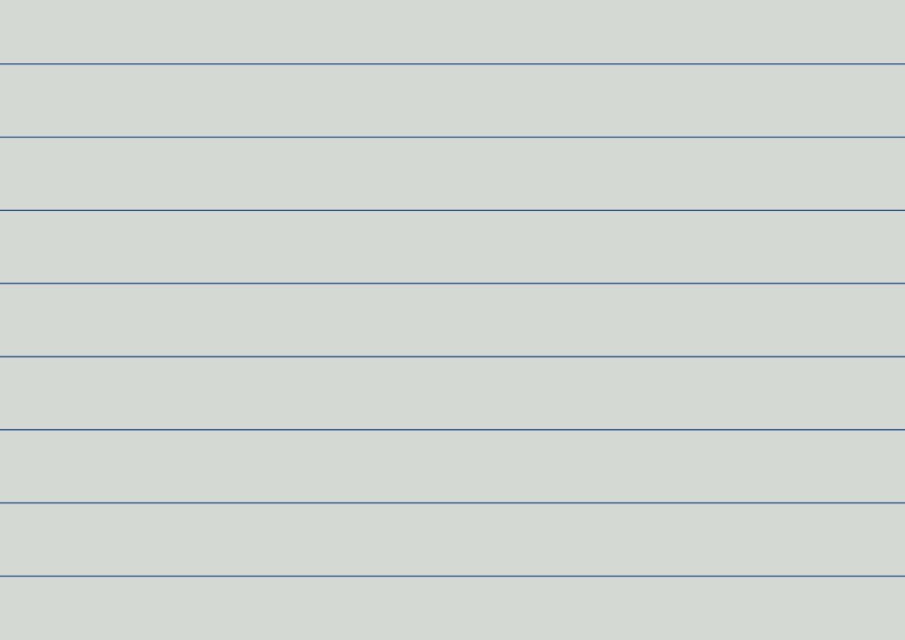 Single Writer sheet laid out landscape showing evenly spaced solid blue lines 24mm apart with no dotted guide lines