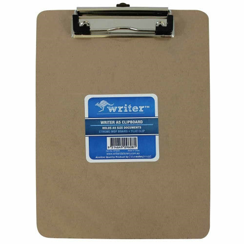 Writer A5 MDF Clipboard 170 x 240mm Flat Clip