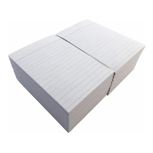 Writer Notepad 6 x 4 50gsm 100 Sheet 8mm Ruled White Pack of 20 - image 1