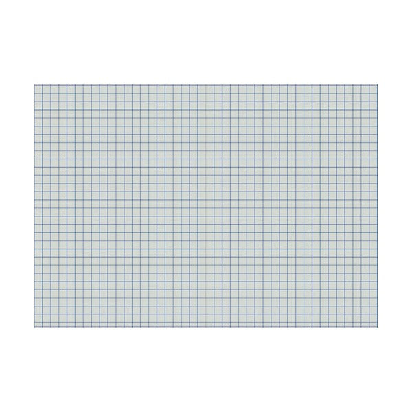 Flat page of the Writer Premium EB6552 grid book, pale blue lines forming even 10mm squares across the whole sheet