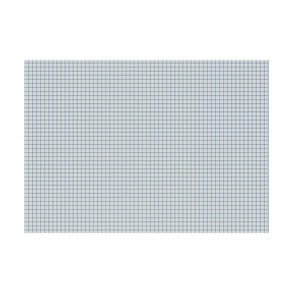 Page of the Writer Premium EB6551 grid book showing rows of small 7mm squares in blue lines across the sheet