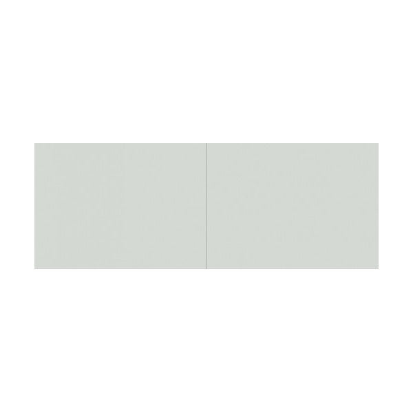 Open Writer salmon notebook showing a blank landscape spread with no ruling on a grey page tone