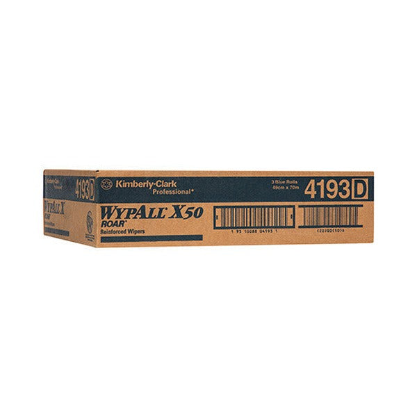 WypAll X50 Large Roll Wiper Blue 70m Box of 3 - image 5