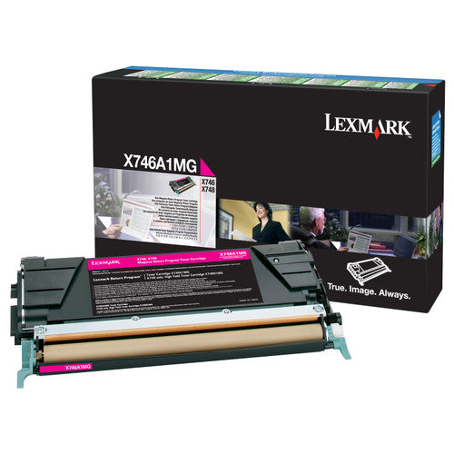 Lexmark X746A1MG Magenta Toner Cartridge 7000 Pages