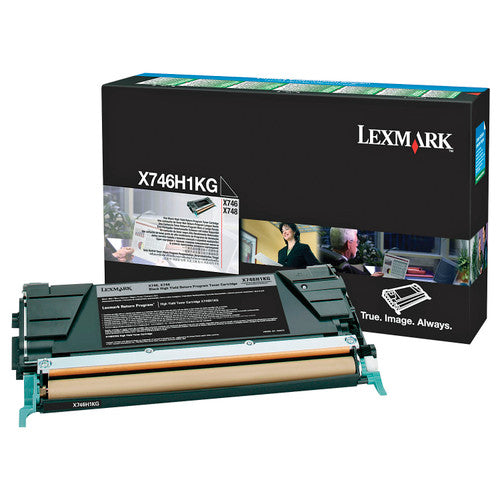 Lexmark X746H1KG High Yield Black Toner Cartridge 12000 Pages
