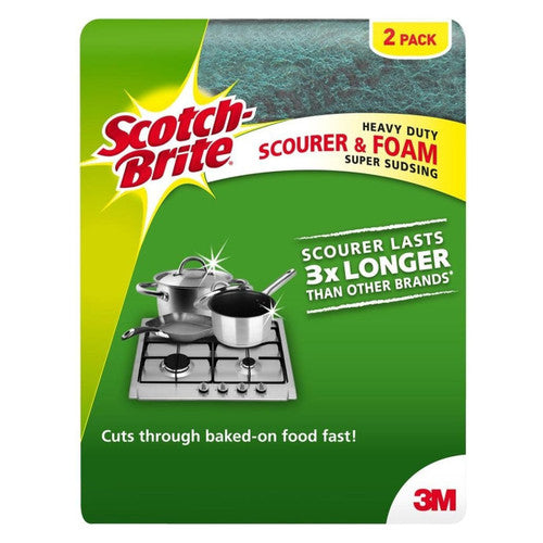 Scotch-Brite Heavy Duty Scourer Sponges Pack 2 Box of 6