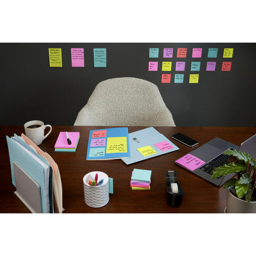 Post-it Super Sticky Notes Miami 76 x 76mm Pack of 24 654-24SSMIA