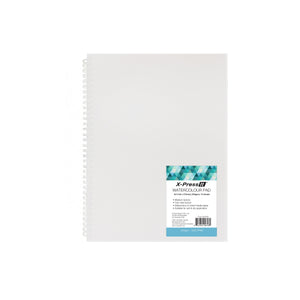 X-Press It Aqua Pad Wire Bound 200gsm A5 pack front