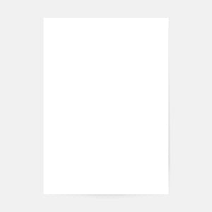 X-Press It Drawing Paper A3 130gsm: illustrative image of a single plain white portrait sheet on a light grey background