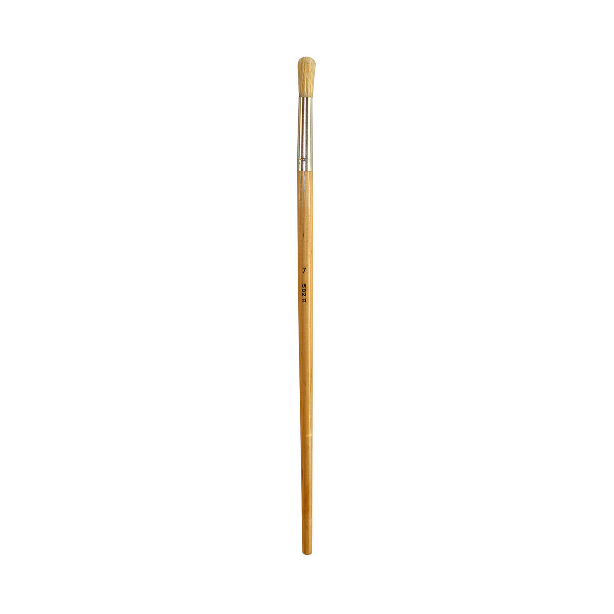 X-Press It 582 R hog hair round brush, representative photo of the series with the handle printed size 7, on a white background
