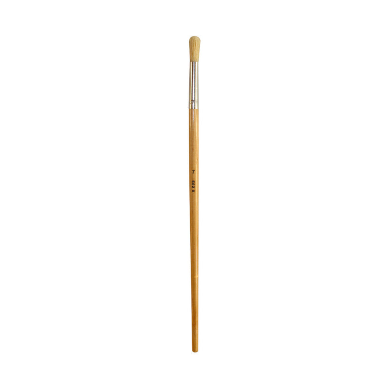 X-Press It 582 R hog hair round brush, representative photo of the series with the handle printed size 7, on a white background