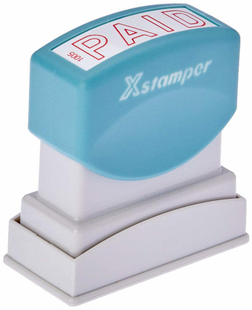 Xstamper Message Stamp Paid Red - image 2